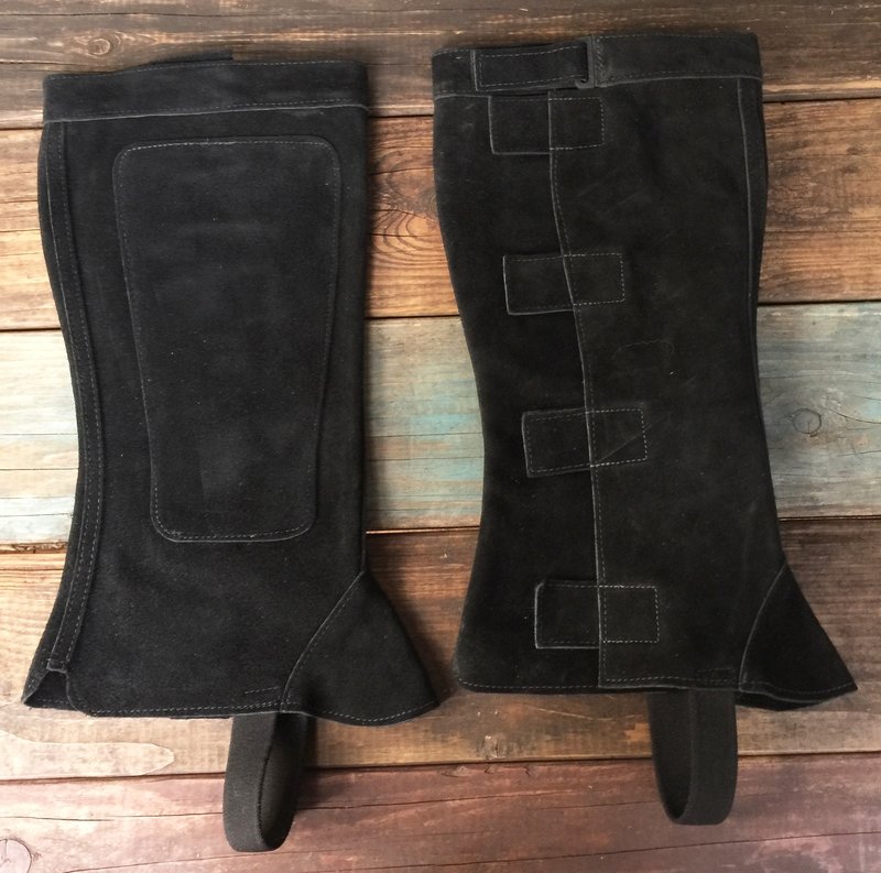 Half Chaps - Suede/Black SM