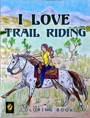 Coloring Book - I Love Trail Riding
