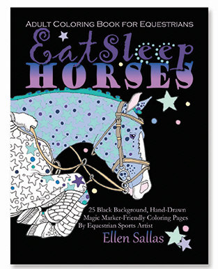Coloring Book - Eat, Sleep, Horses Coloring Book - Eat, Sleep, Horses