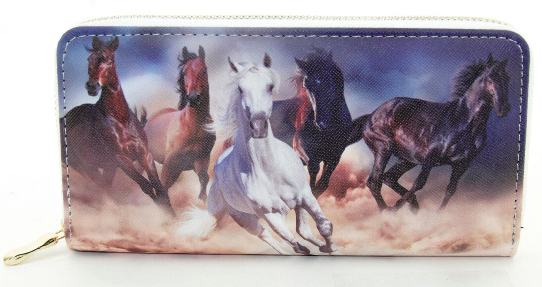 Wallet - Running Horses
