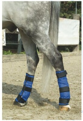 Evaporative Cooling Horse Leg Wraps-Blue