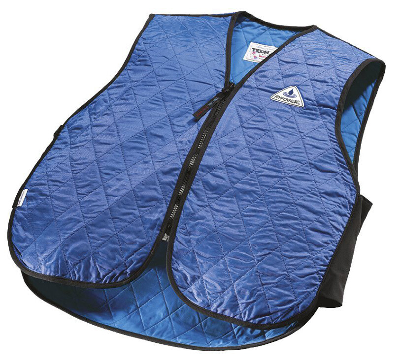 Evaporative Cooling Sport V-Neck Vest-Blue Evaporative Cooling Sport V-Neck Vest-Blue