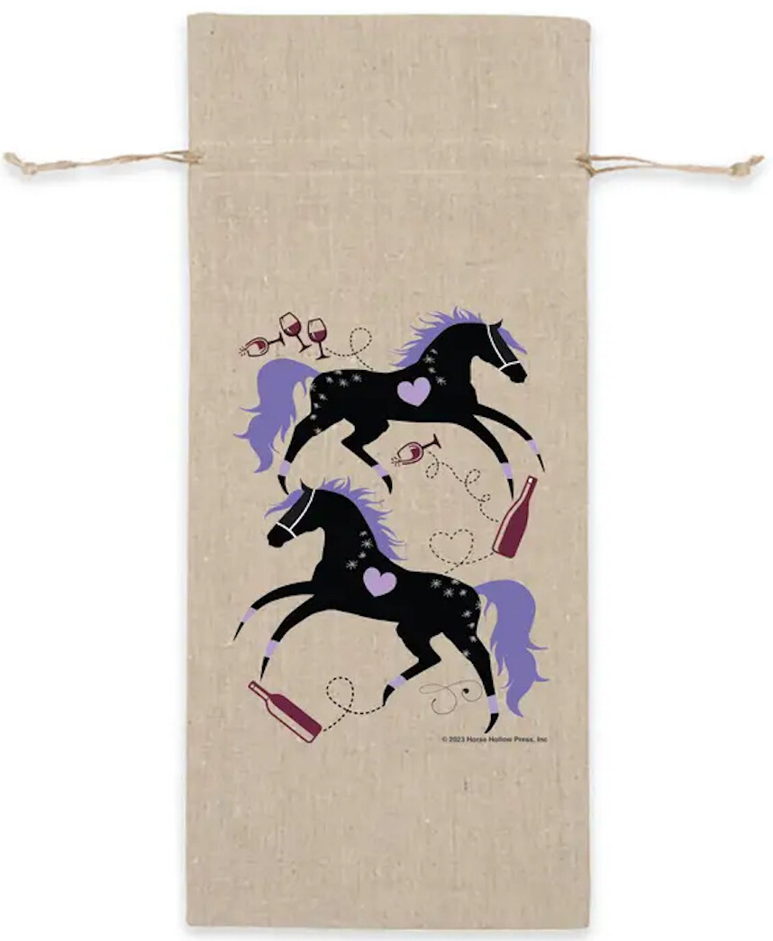 Tote - Wine Bottle Linen Bag