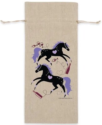 Tote - Wine Bottle Linen Bag