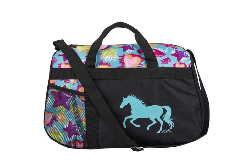 Duffle Bag - Stars & Hearts - Turquoise
