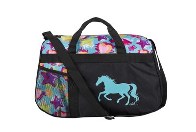 Duffle Bag - Stars & Hearts - Turquoise