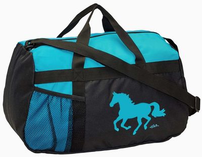 Duffle Bag - Turquoise w/Black