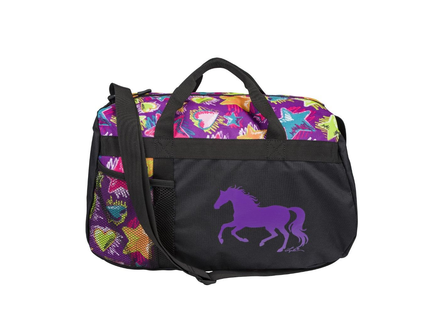 Duffle Bag - Stars & Hearts - Purple