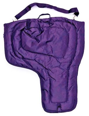 Saddle Carrying Case - Western/Purple