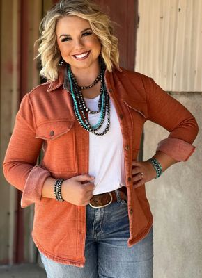 Jacket - Rustic Rust