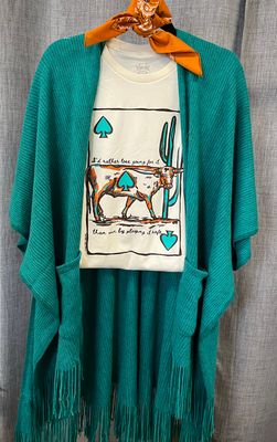 Kimono - Turquoise Kimono - Turquoise