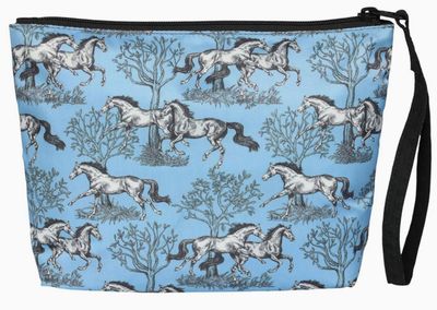Accessory Bag - Lila Toile Blue