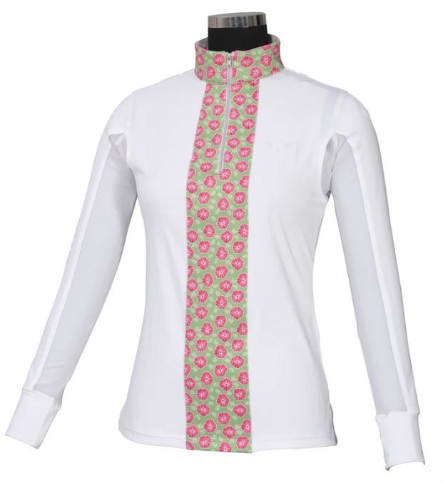 Shirt - Long Sleeve Summer EquiCool Riding Shirt - Lime