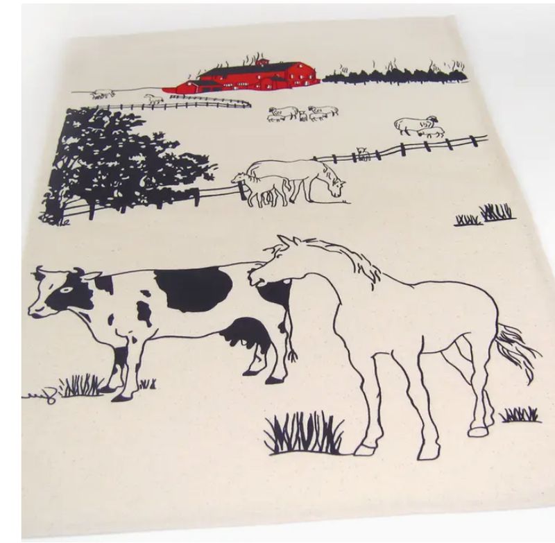 Kitchen Towel - Red Barn