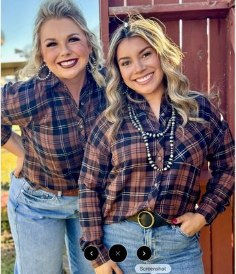 Shirt - Long Sleeve Saxie Flannel