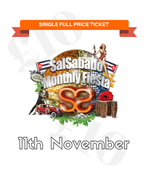SalSabado Single FULL PRICE Ticket (14th March)