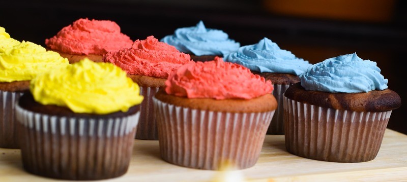Cupcakes with frosting (Minimum order 12)