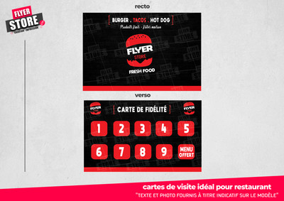 carte fidélité fast food