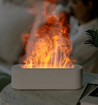 Serene Flames Essential Oil Diffuser - Elevate Your Space