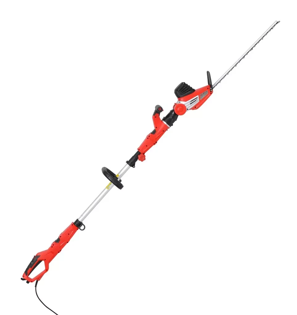 Elektrinės teleskopinės gyvatvorių  žirklės HECHT 675