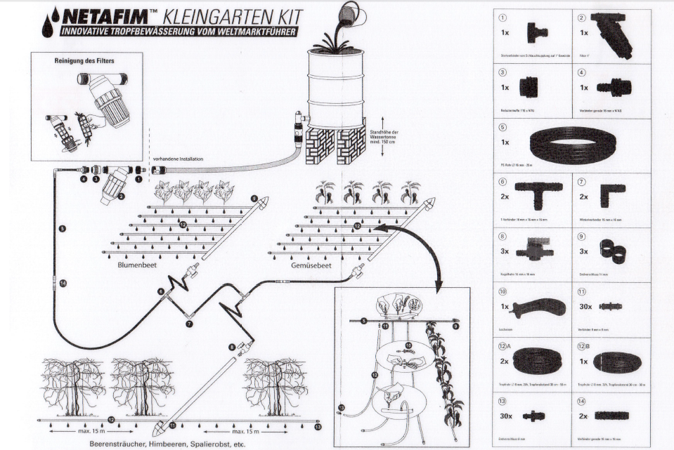 Laistymo sistema NETAFIM