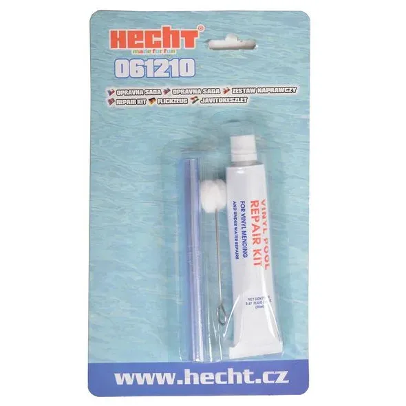 Remonto komplektas PVC/VINILO baseinams, žaislams, čiužiniams. HECHT 061210