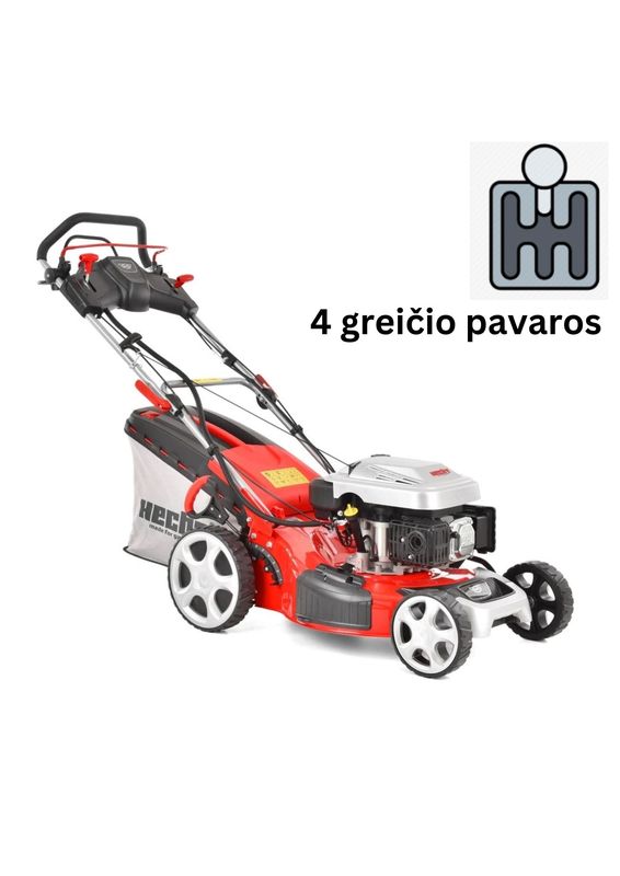 Benzininė savaeigė vejapjovė HECHT 5534SWE elektrinis starteris