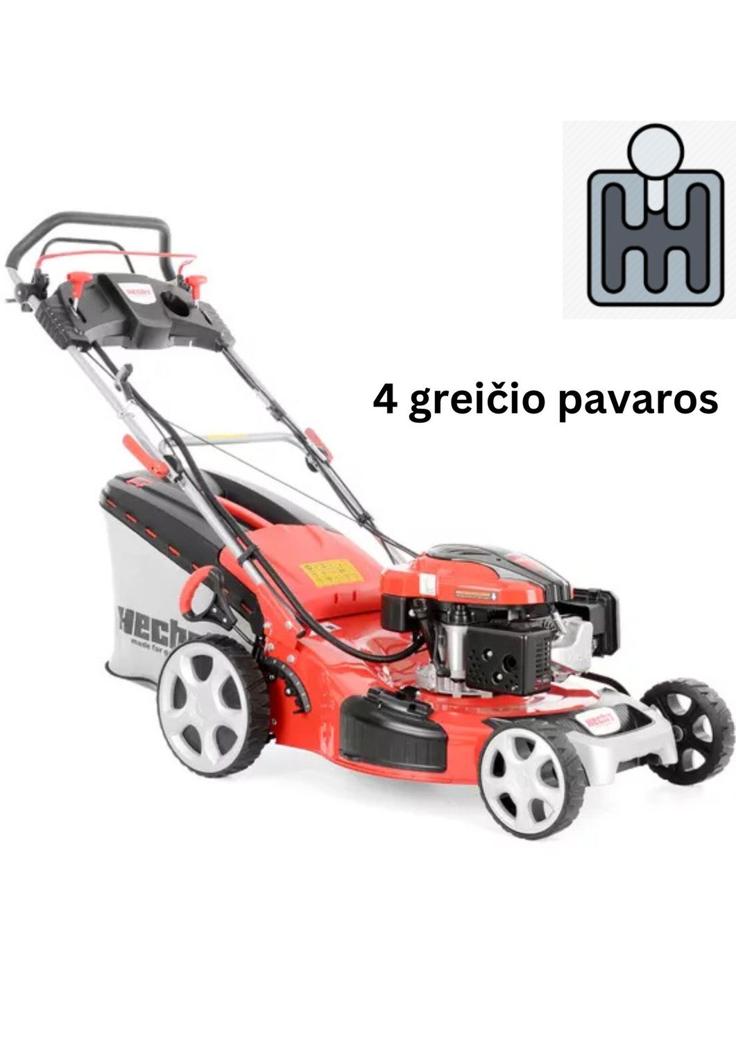 Benzininė savaeigė vejapjovė HECHT 5564SXE elektrinis starteris