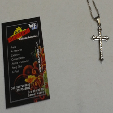 Collar Diamond Cross A