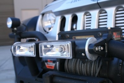 14&quot; TUBULAR LED Front Bar with 2&quot; Brackets -16,000 LM