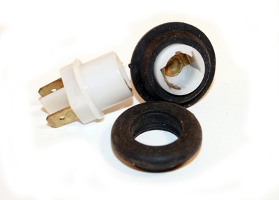 High Output COB LED Bulbs BA9S Amber (PAIR)