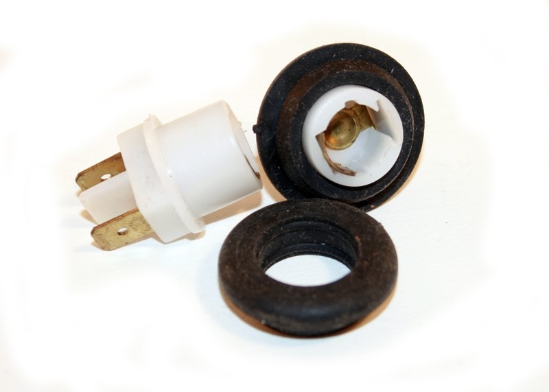 High Output COB LED Bulbs BA9S Amber (PAIR)