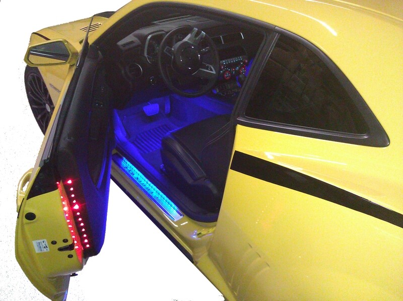 LED 2 DR Safety Light Strip - Red (2x 12&quot;)