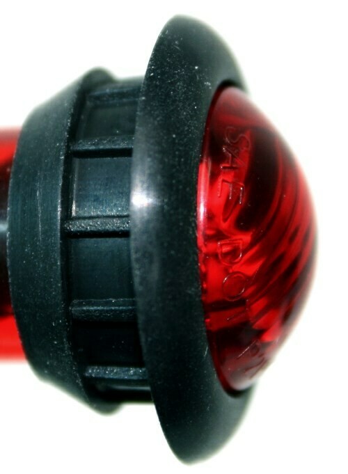 LED 3/4&quot; Round Stop Light (Red) w/ wire leads