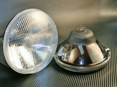 Classic 7&quot; LED Headlight set with City Lights (PAIR)