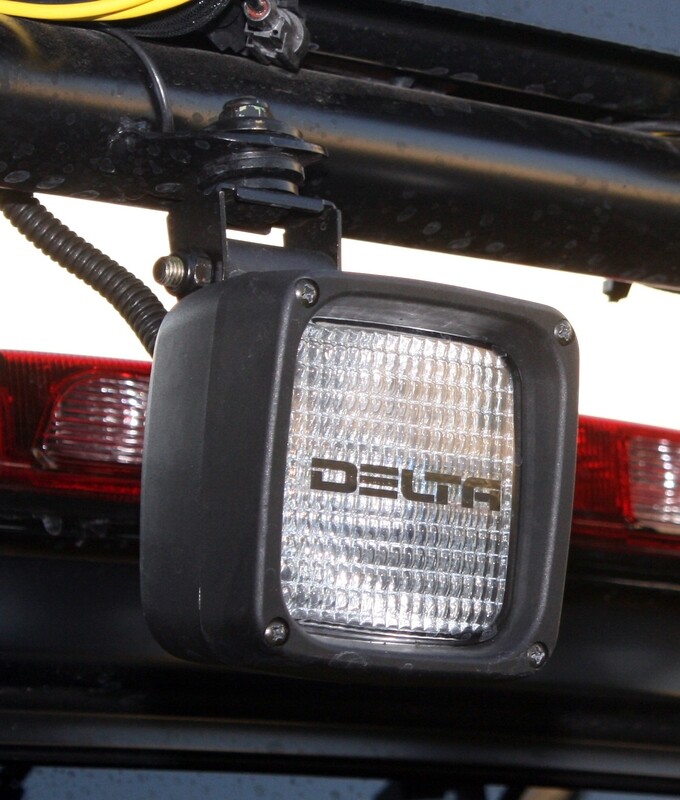 290H Series 4&quot; x 4&quot; Square LED Work Light with Shock Mount -1500Lm (SINGLE)