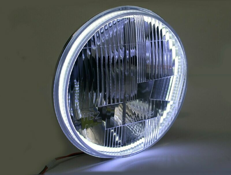 Fatty 700 7&quot; LED Headlight with HALO (SINGLE)