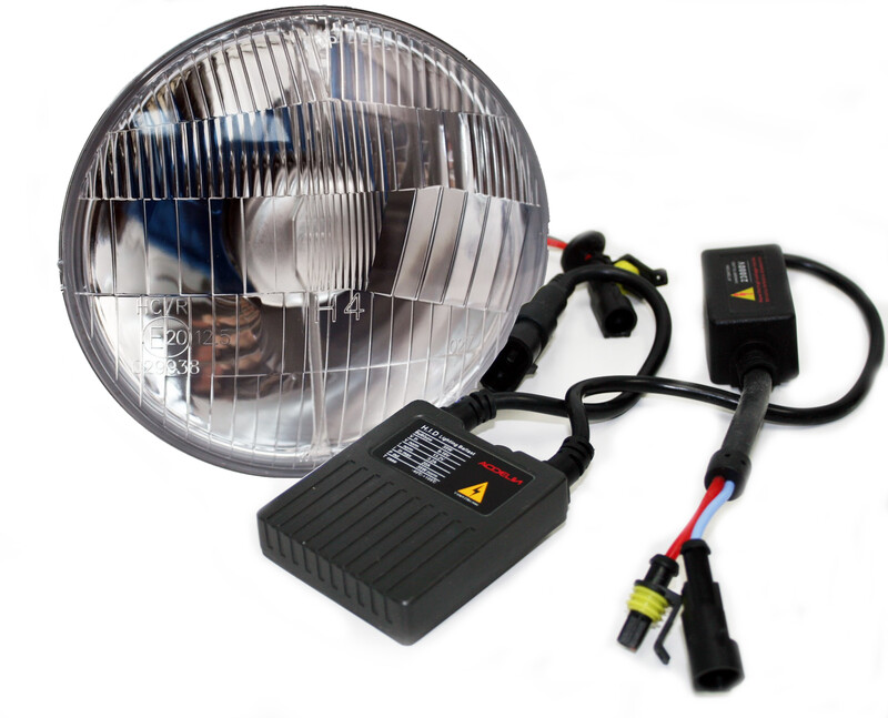 Slim 500 5 3/4&quot; H.I.D. Headlight Hi/Lo Beam
