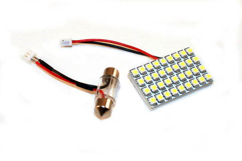 Dome Light Panel SMD 36 LED w/Festoon - 31mm