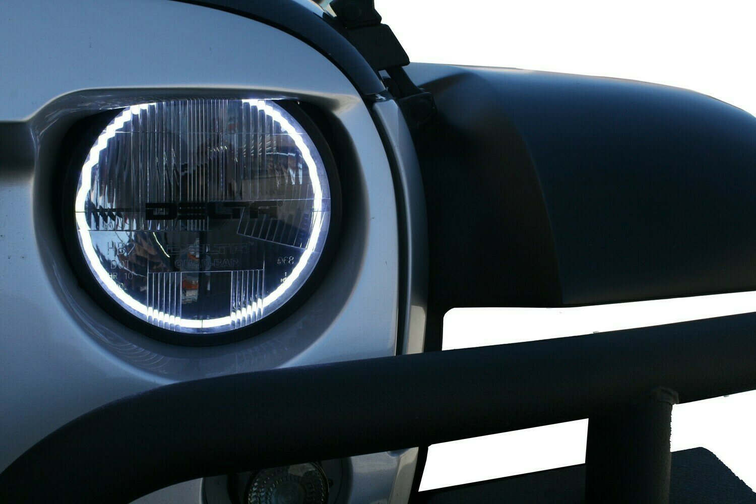 Quad-Bar™ Xenon Headlight Set with HALOs &amp; Blinkers (PAIR)