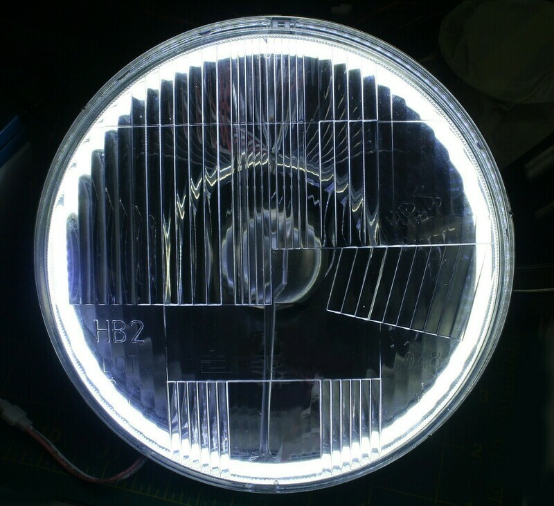 DOT 7&quot; LED Headlight Kit with Halo (PAIR)