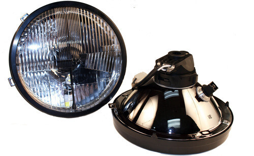 WATERPROOF (IP67) 7&quot; Quad-Bar™ Xenon Headlights with Blinkers (PAIR)