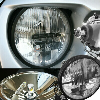 Quad-Bar™ LED Headlight Set with LED Blinkers (PAIR)