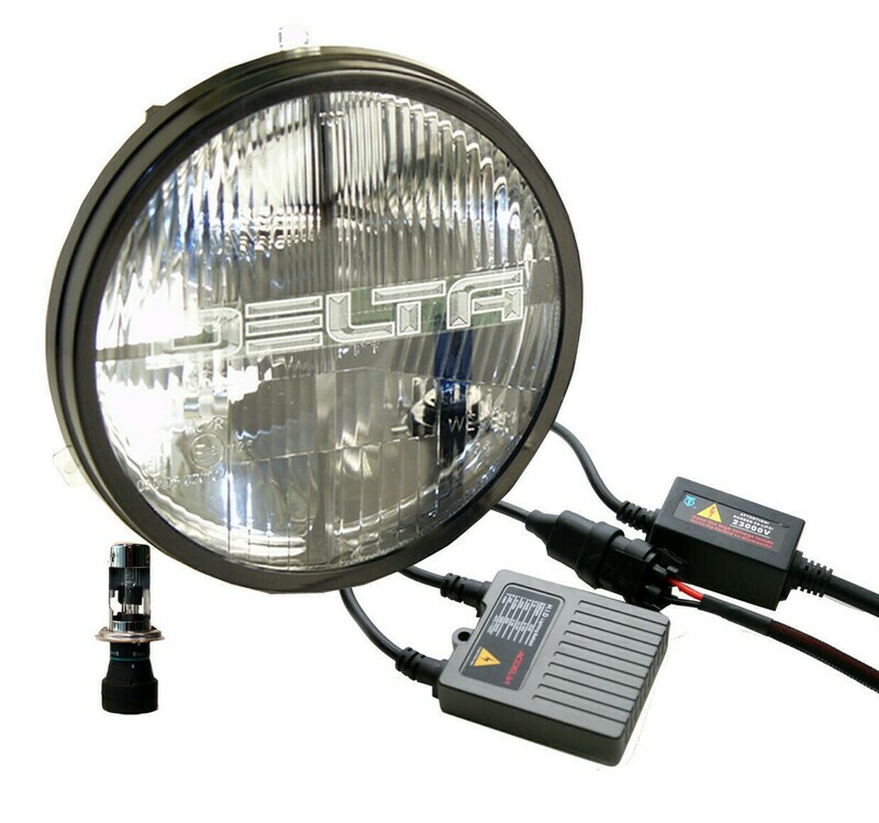 Quad-Bar™ HID Headlight Set with Halogen City Lights (PAIR)