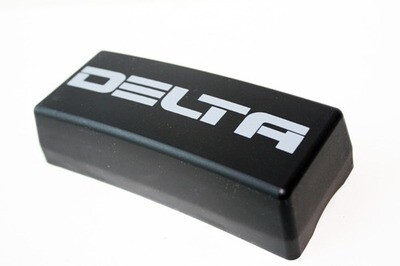 45H Series Lens Cover - Delta Logo Black Rectangular (SINGLE)