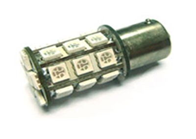12 SMD LED High Output Bayonet Bulbs -Amber (PAIR)