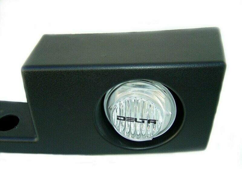 Universal 46H Polar LED Fascia Fog Lights w/Lens Defrost -3,000LM (PAIR)