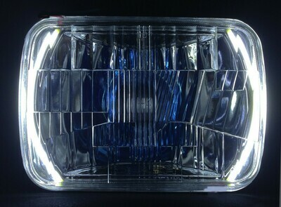 5&quot;x7&quot; (aka 7&quot;x6&quot;) HID Headlight Set with HALOs (PAIR)