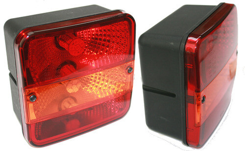 LED Tail Light 5 1/2&quot; Square Light Kit