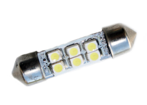 Festoon SMD LED 8 Dome Light / Lic. Plate - 41mm (PAIR)